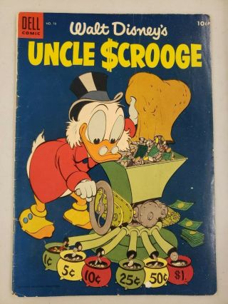 Walt Disneys Uncle Scrooge 10 Dell Comic 1955 Golden Age Very Good