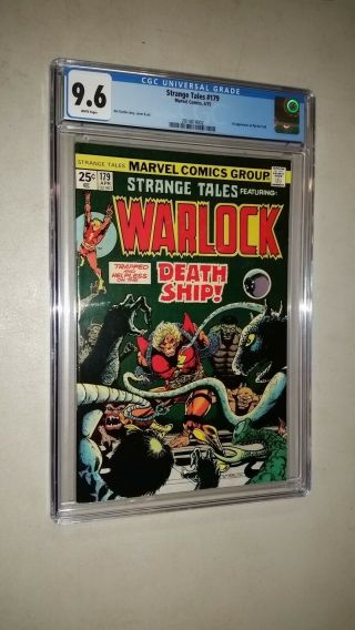 Strange Tales 179 Cgc 9.  6 Warlock 1st Pip The Troll Bronze Age White Pages Car