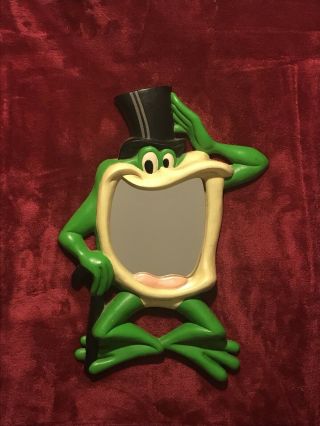 Michigan J Frog Mirror Rare Warner Bros Vintage 1990s Wb Bugs Bunny Daffy Duck