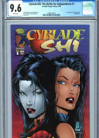 Cyblade / Shi The Battle For Independents 1 Cgc 9.  6 1st Witchblade Crusade 1995