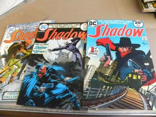 Dc 1973 Mike Kaluta 3 Issues The Shadow 1 9 11 Pulp Heroes Key