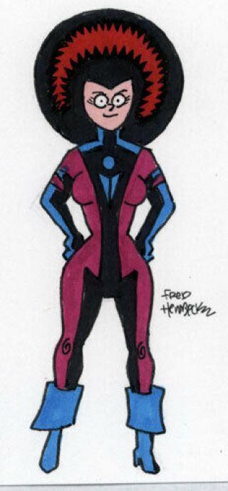 Fred Hembeck Sketch Card: Midget,  Imperial Guard/marvel 1/1