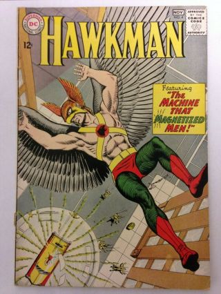 Hawkman 4 Vg/fn 1st Zatanna Dc Key Justice League Dark Silver Age Classic