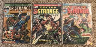 Doctor Strange 1 2 3 (jun 1974,  Marvel) Stan Lee Comics More Listed Variants