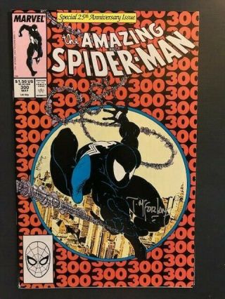 The Spider - Man 300 Signed Todd Mcfarlane,  Venom - Marvel Comics