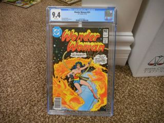 Wonder Woman 261 Cgc 9.  4 Dc 1979 White Pages Nm Hell Hounds Movie Jla Cool Cover