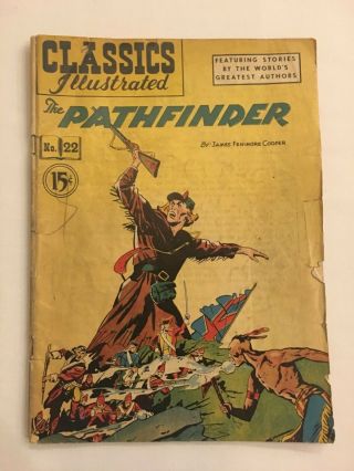 Classics Illustrated 22 Hrn 62 Canadian Issue
