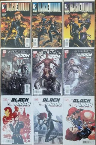 Black Widow Deadly Origin 1 3 4 (2010 Marvel) Granov 1 2 3 Knights Set Of 9