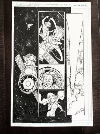 George Perez Art For Worlds Finest 6 Inked By Sandra Hope