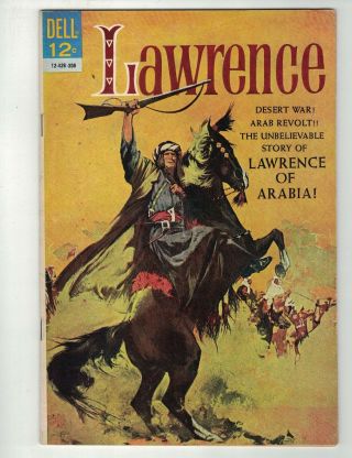 Lawrence Of Arabia 1 - Aug.  1963 Dell Movie Classic - Cover Art - F,