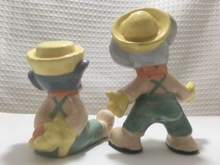 SET OF 2 Vintage Rare 1940 ' s ceramic Sniffles Mouse Figurines Leon Schlesinger 3