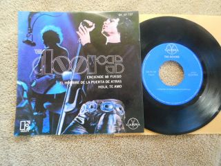 The Doors - Light My Fire - Mexican Picture Sleeve Ps 7 " Ep