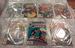 1 - 7 Further Adventures Of Indiana Jones 1 2 3 4 5 & 7 Marvel Comics 1982