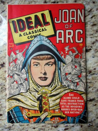 1948 Timely Comic Book Joan Of Arc Ideal A Classical Comic Strong Vg Soti Comics