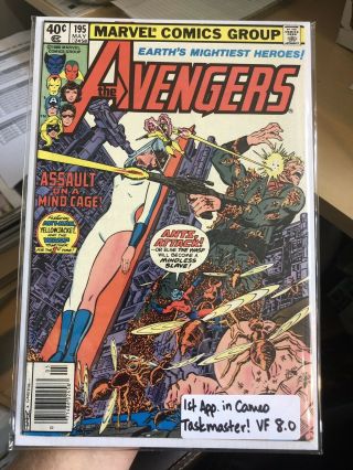 Avengers 195 1st Appearence Of Taskmaster In Cameo Vf Hot Book