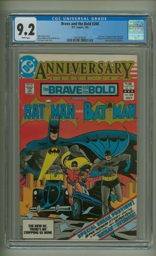 Brave And The Bold 200 (cgc 9.  2) White P; 1st Batman And The Outsiders (c 23274)