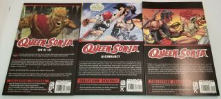 Run of 6 Queen Sonja Volume 1 - 6 Dynamite Trade Paperback Softcover TPB 4