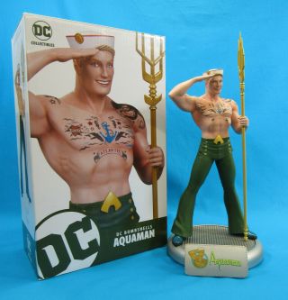 Dc Bombshells Aquaman Statue 0629/5000 Dc Collectibles 2017