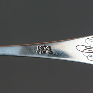 Rare Gorham Japanese Pattern Sterling Silver Souvenir Spoon,  Denver 5