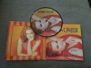 Belinda Carlisle Do You Feel Like I Feel Rare 7 " Picture Disc