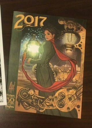2017 Adam Hughes 30 Years Large Color Sketchbook Wonder Woman Catwoman Betty