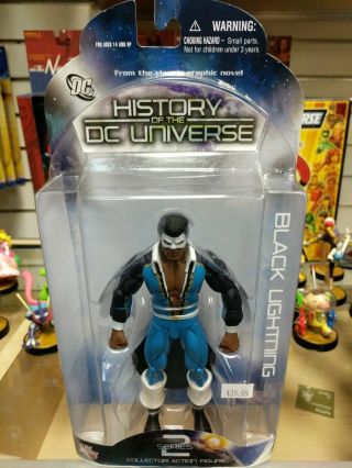 History Of The Dc Universe Series 2 Black Lightning 6in Action Figure Dc Direct