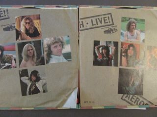 AEROSMITH LIVE BOOTLEG DBL LP W/ PICTURE SLEEVE & POSTER PC2 35564 3