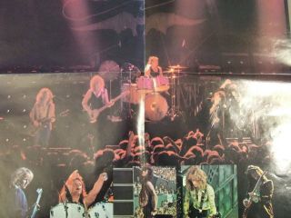 AEROSMITH LIVE BOOTLEG DBL LP W/ PICTURE SLEEVE & POSTER PC2 35564 5