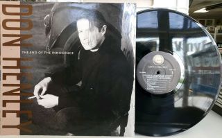 Don Henley - The End Of The Innocence Geffen Lp Nm - Rock W/inner Sleeve Eagles