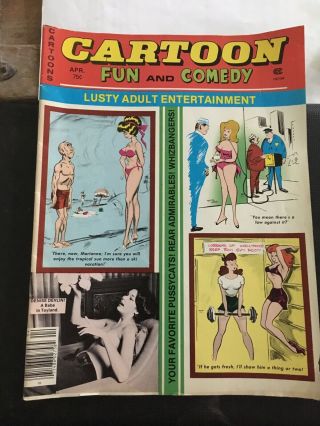 Popular Jokes 92 (1979) Bill Ward,  Bill Wenzel Good Girl Art,  Topless Pinups