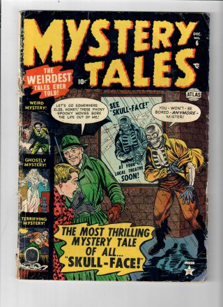 Mystery Tales 6 - Grade 3.  0 - Golden Age Stan Lee