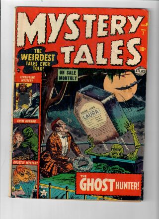 Mystery Tales 7 - Grade 4.  0 - Golden Age Stan Lee,  John Romita,  Jerry Robinson