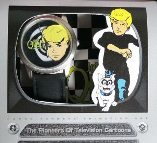 P121.  Hanna - Barbera Jonny Quest Pioneers Of Animation Le Fossil Watch (1996)