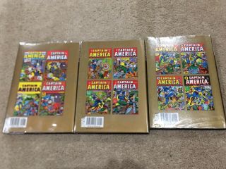 Marvel Masterworks Golden Age Captain America Volumes 1 - 3 (Jack Kirby) 2