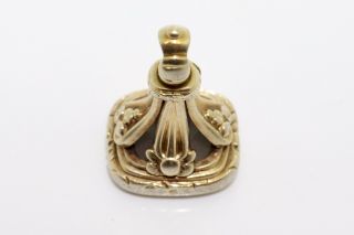 A Antique Victorian Gilt Metal Fob Seal 12681 3
