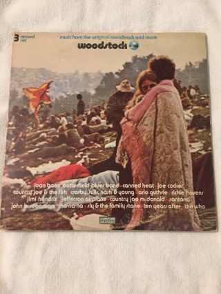 Woodstock Soundtrack,  Vg,  3 Lps
