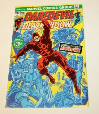 Daredevil 100::higher Grade:::black Widow::100th Issue::looks Nm