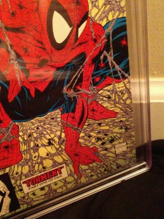 CGC 9.  2 (NM -) Spider - Man 1 - Todd McFarlane White Pages/Brand Case 5