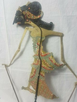 Vintage WAYANG Kulit (shadow puppet) From Java Indonesia 6