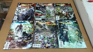 Batman Teenage Mutant Ninja Turtles 1 - 6 Vol 1 First Print Complete Run Dc Idw