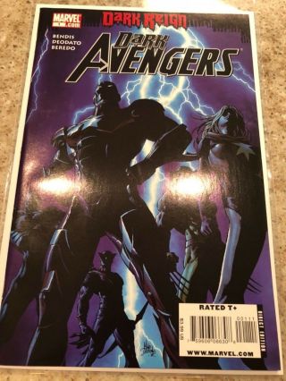 Dark Avengers 1 1st/first Print Appearance Iron Patriot Marvel 2009 (bendis)