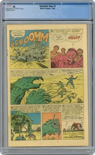 Fantastic Four (1961 1st Series) 1 CGC PG 10th Page Only 1990415012 2