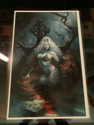 Lady Death - Art Print - 11 " X 17  S Signed,  Dated By Brian Pulido -,