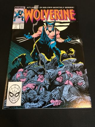 Wolverine 1 (1988,  Marvel) Nm - 9.  2 Key 