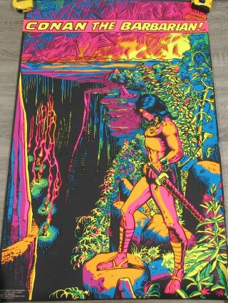 Marvel Conan The Barbarian 1971 The Third Eye Black Light Poster 4024