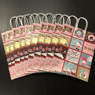 10 Hello Kitty Sanrio Christmas Holiday Gift Bag Shopping Bags Wrapping Paper