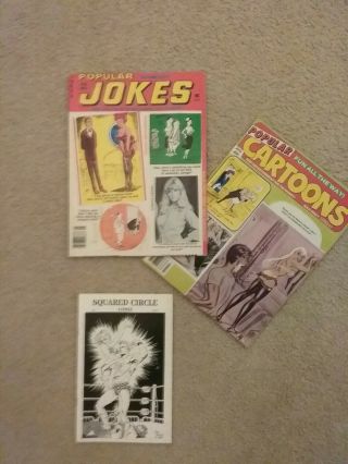 Bill Ward Fabulous Three Pak Of Humorama Magazines And Squared Circle Comix