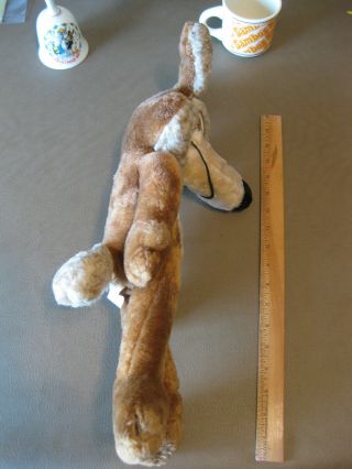 Vintage Wile E Coyote Warner Bros Looney Tunes Mighty Star Plush Doll 18 