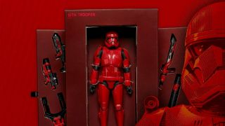 Sdcc 2019 Hasbro Star Wars Black Series Sith Trooper Red Stormtrooper