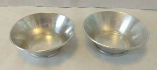 Two Vintage Gorham Gmco Silver Plated Bowls For Hotels